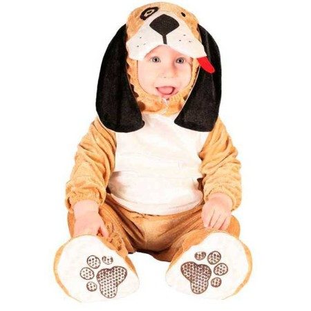 Costume carnevale Tuta Intera Bambini Neonati cucciolo cagnolino vestito 12/18 m