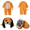 Costume carnevale Tuta Intera Bambini Neonati cucciolo cagnolino vestito 12/18 m