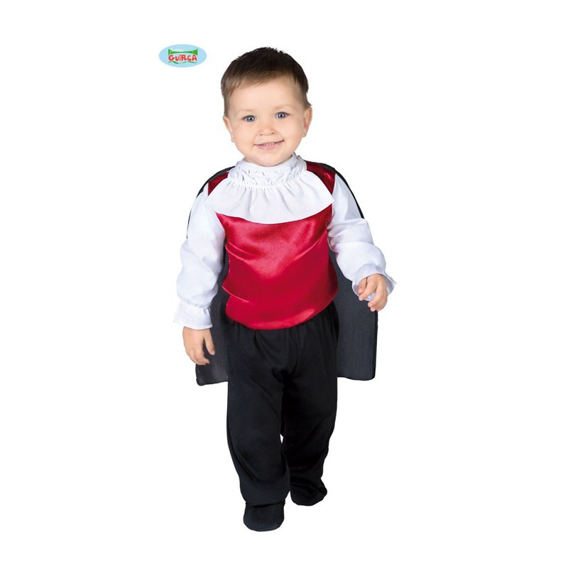 Costume vampiro Halloween carnevale Dracula neonato 6-24 mesi bimbo Guirca