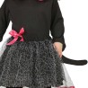 Guirca Costume gatta gatto carnevale vestito neonata abito baby gat...