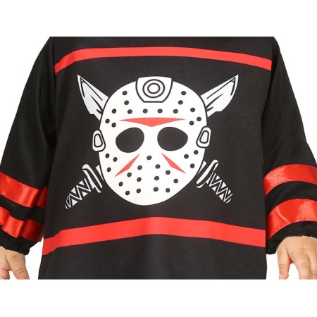Costume Jason Venerdì 13 Horror Cosplay Bambino Halloween Carnevale 12-24 mesi