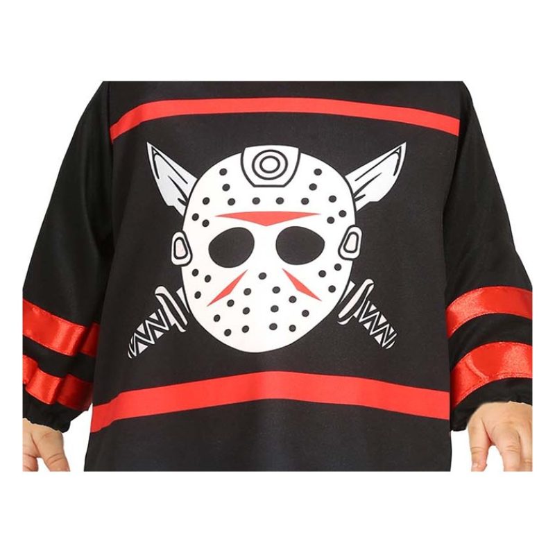 Guirca Costume Jason Venerdì 13 Horror Cosplay Bambino Halloween Ca...