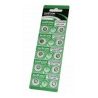 5 pacchi 50 batterie pile LR721 AG11 batteria bottone piatte 1,55V assortite