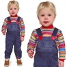 Guirca Bambola malvagia Chucky Halloween bambino costume carnevale ...