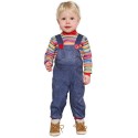 Bambola malvagia Chucky Halloween bambino costume carnevale horror 12-24 mesi