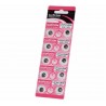 5 pacchi 50 batterie pile LR726 AG2 batteria bottone piatte 1,55V assortite