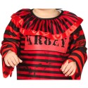 Costume pagliaccio assassino Halloween carnevale vestito clown 12-24 mesi bimbo