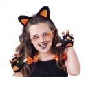 Costume da Gattina Nera Vestito per Halloween Carnevale Bambina da 3 a 8 anni