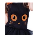 Costume da Gattina Nera Vestito per Halloween Carnevale Bambina da 3 a 8 anni