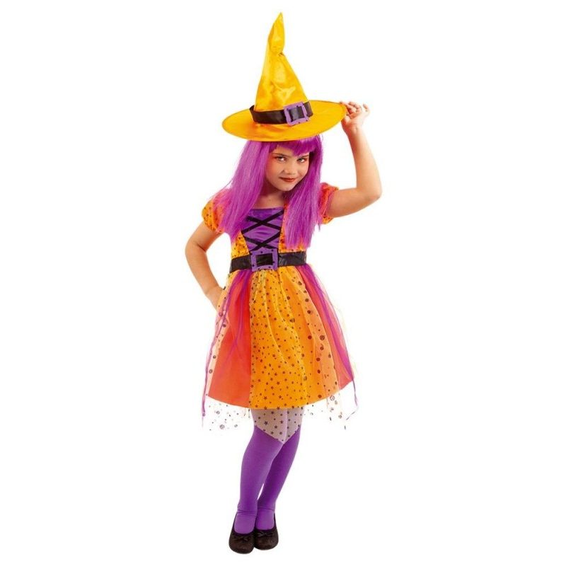 Rubie's Costume di carnevale per bambina travestimento strega abito...