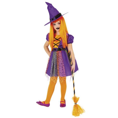Carnevale Halloween vestito Costume cappuccetto rosso horror bambina 10-12 anni