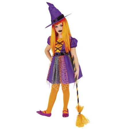 Rubie's Costume di carnevale per bambina travestimento strega abito...