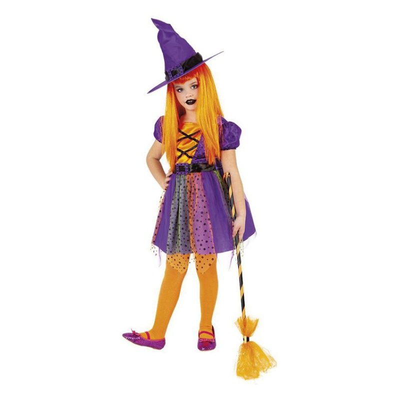 Rubie's Costume di carnevale per bambina travestimento strega abito...