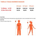 Costume di carnevale per bambina 3 a 8 anni travestimento strega abito bimba
