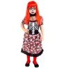 Rubie's Costume carnevale Catrina scheletro messicano bambina trave...