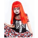 Costume carnevale Catrina scheletro messicano bambina travestimento 5-13 anni