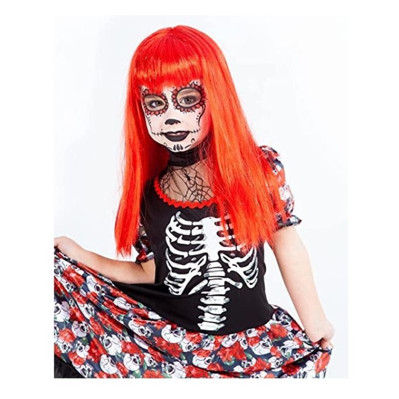 Rubie's Costume carnevale Catrina scheletro messicano bambina trave...