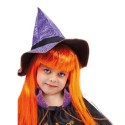 Costume carnevale da strega travestimento abito bimba bambina da 3 a 9 anni