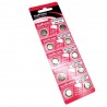 5 pacchi 50 batterie pile LR936 AG9 batteria bottone piatte 1,55V assortite