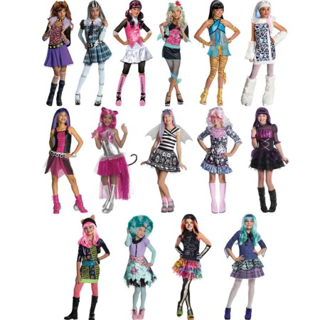 Costume Monster High Lagoona blue 3-4 anni bimba Bambina halloween carnevale