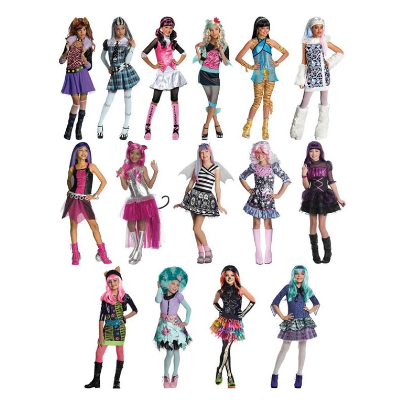 Rubie's Costume Monster High Lagoona blue 3-4 anni bimba Bambina ha...