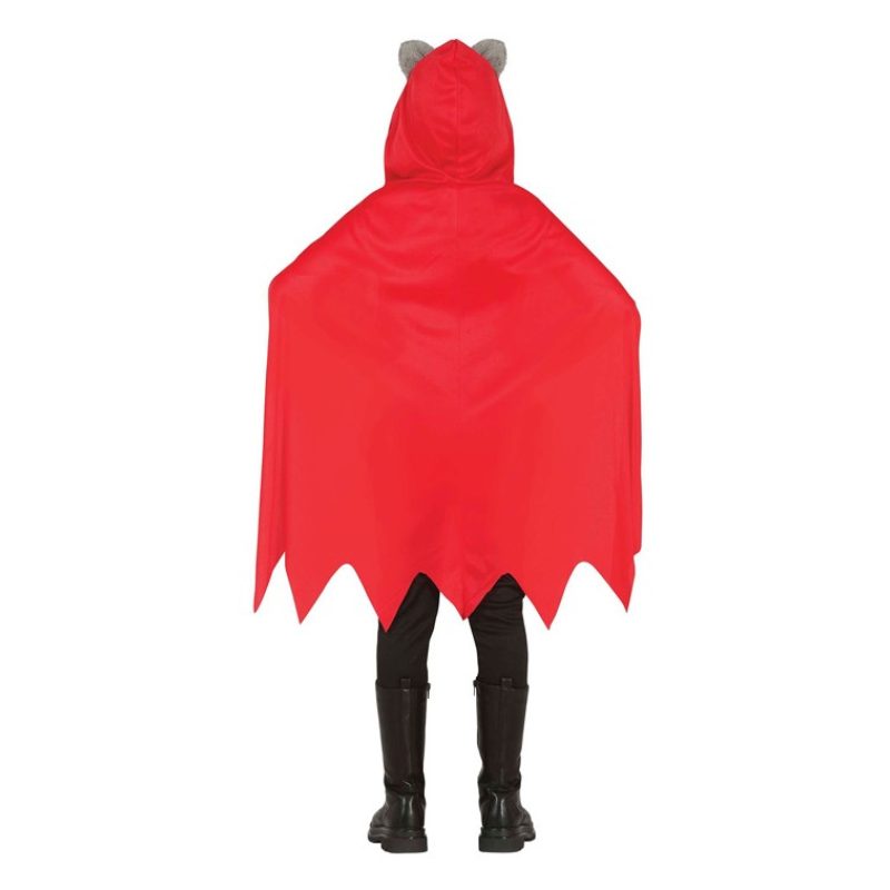 Guirca Carnevale Halloween vestito Costume cappuccetto rosso horror...
