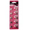 5 pacchi 50 batterie pile LR1120 AG8 batteria bottone piatte 1,55V assortite