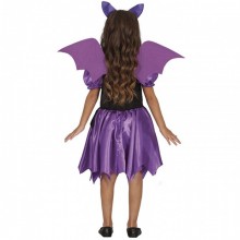 Costume vestito abito travestimento carnevale pipistrello halloween  5-12 anni