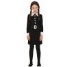 Guirca Costume da Mercoledì Addams Bambina Horror Vestito Carnevale...