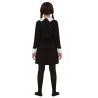 Guirca Costume da Mercoledì Addams Bambina Horror Vestito Carnevale...