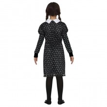 Costume Carnevale mercoledì Famiglia Addams serie TV Netflix bambina halloween