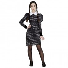Costume Carnevale mercoledì Famiglia Addams serie TV Netflix bambina halloween