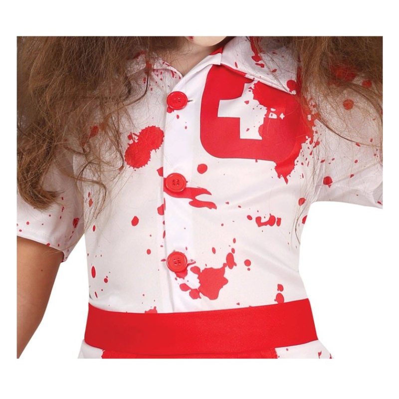 Guirca Costume infermiera zombie carnevale halloween abito vestito ...