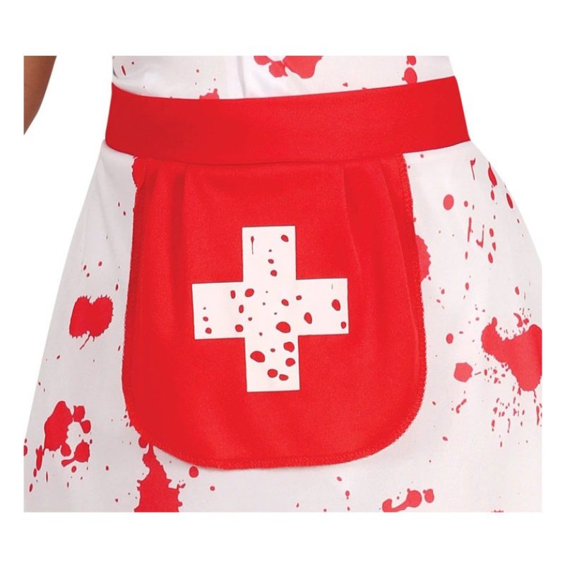 Guirca Costume infermiera zombie carnevale halloween abito vestito ...