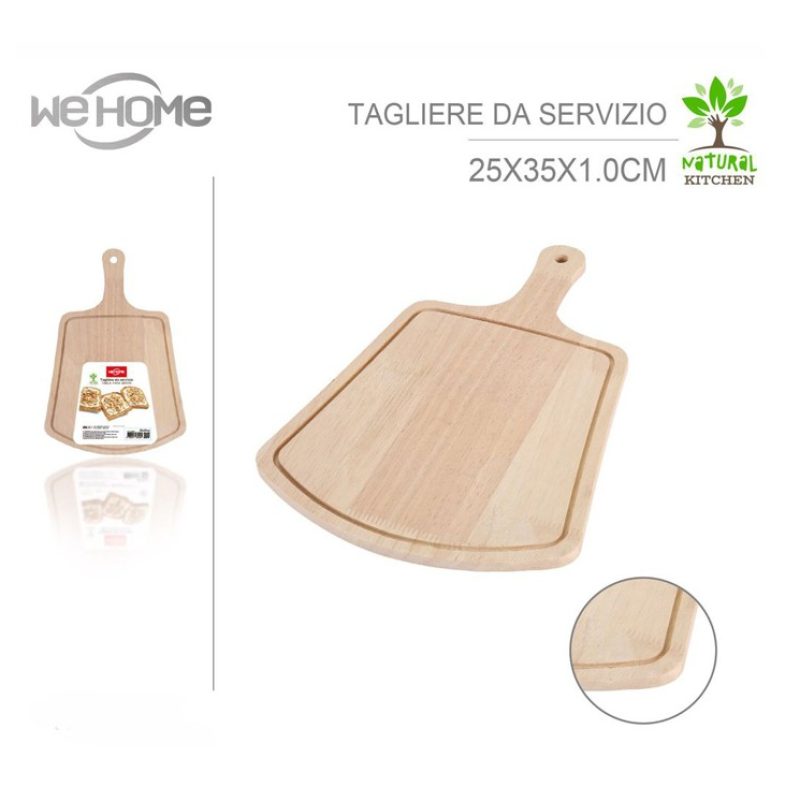 WeHome Tagliere in legno con maniglia taglieri da cucina x salumi c...