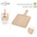 Tagliere Quadrato in legno con maniglia taglieri cucina per salumi carne vassoio
