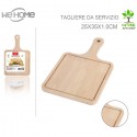 Tagliere Quadrato in legno con maniglia taglieri cucina per salumi carne vassoio