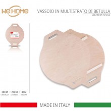 Piatto da portata tondo in legno Tagliere per salumi aperitivi antipasto vassoio