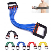 Attrezzo fitness estensore a 5 molle per sport palestra muscoli pettorali spalle