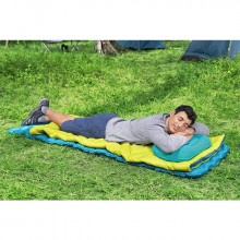 Bestway Cuscino gonfiabile floccato viaggio mare campeggio 47x31x15cm Pavillo