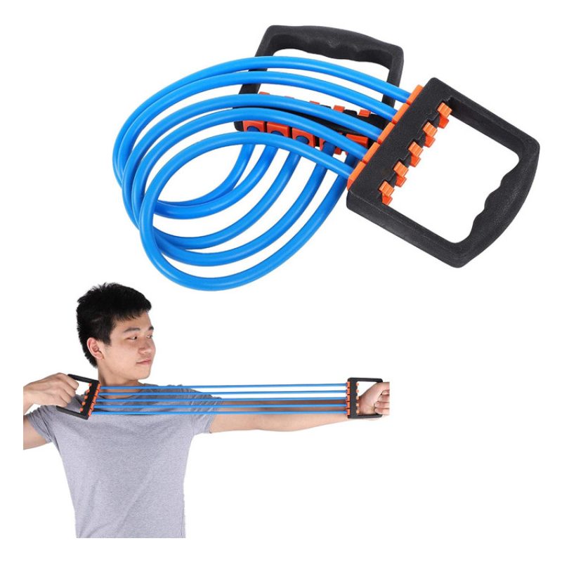 Kmt Style Attrezzo fitness estensore a 5 molle per sport palestra m...