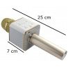 Microfono ORO wireless bluetooth cassa integrata batteria karaoke altoparlante