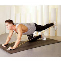 Elastici Fitness Banda Elastica di Resistenza Allenamento Fascia 30lb regolabile