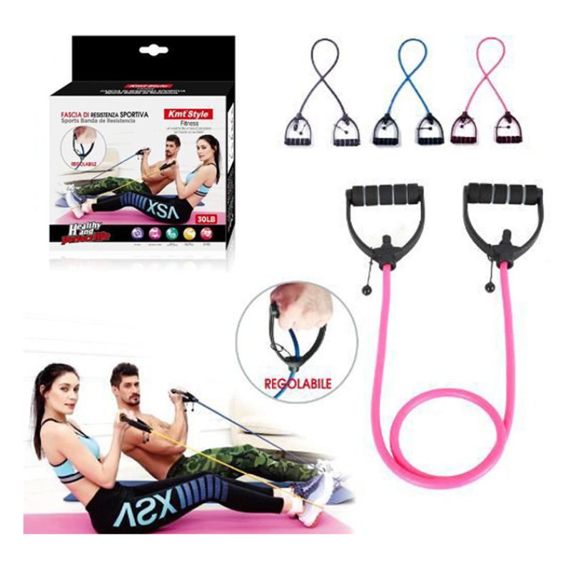 Kmt Style Elastici Fitness Banda Elastica di Resistenza Allenamento...