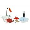 Kit riparazione parabrezza torcia UV asciugatura resina auto crepe scheggiature