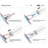 Kit riparazione parabrezza torcia UV asciugatura resina auto crepe scheggiature