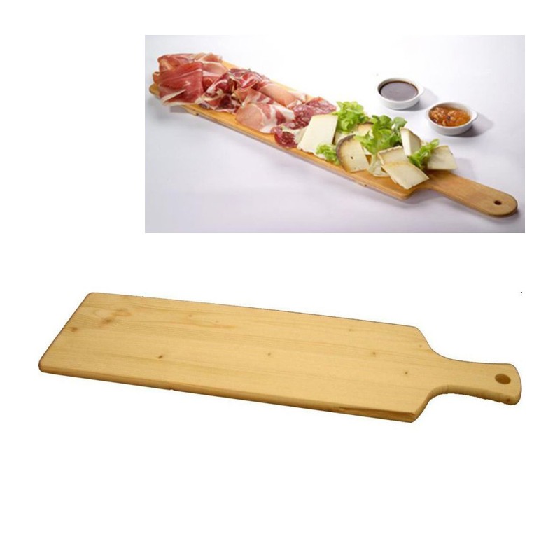 Tagliere Servicrostino 60x25 cm legno di betulla professionale salumi formaggi
