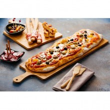 Tagliere Servicrostino 60x25 cm legno di betulla professionale salumi formaggi