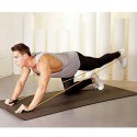 Elastici Fitness Banda Elastica di Resistenza Allenamento Fascia 30lb regolabile