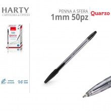 Confezione 50 Penne Inchiostro a Sfera nero blu rosso Scuola Ufficio punta 1mm